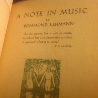 A Note In Music by Rosamond Lehmann - First Edition - 1930 3