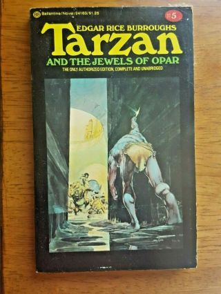 Tarzan And The Jewels Of Opar 5 Edgar Rice Burroughs 1975 Ballantine Paperback