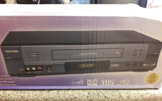 Toshiba W - 614 Hi Fi 4 Head Stereo Vhs Player Video Cassette Recorder Vcr