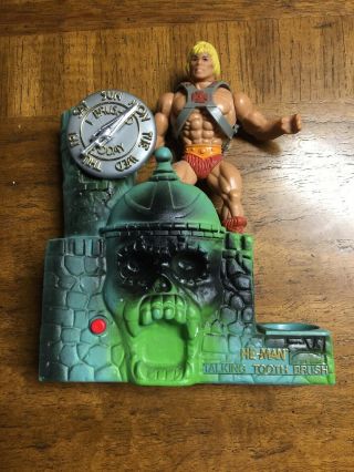 Vintage 1984 Masters Of The Universe He - Man Talking Tooth Brush Holder