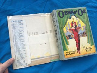 Ozma Of Oz L Frank Baum Orig Dj 3