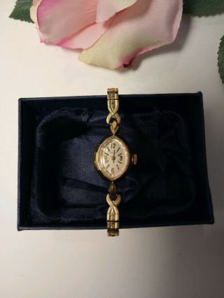Lucien Picard Dufonte Vintage Swiss Ladies 17 Jewel Gold Tone Mechachnical Watch