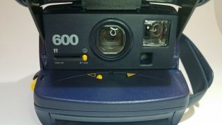 POLAROID 600 Instant Camera BLUE Very,  Handle,  Zoom,  Light Control, 3