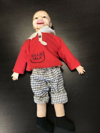 Vintage Horsman Willie Talk Ventriloquist Dummy Doll 22”