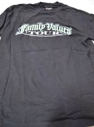Korn Family Values Tour 1998 Concert Shirt Vintage Giant L Large