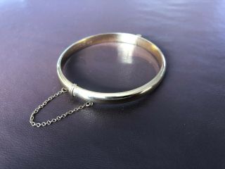Ladies Vintage 50 Micron 9ct Rolled Gold Bangle Patent No.  2004732