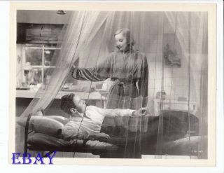 Greta Garbo Herbert Marshall Vintage Photo Painted Veil