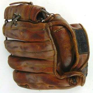 Vintage 1940s A2914 Wilson Leather Baseball Glove Fielders Harvey Kuenn Vtg