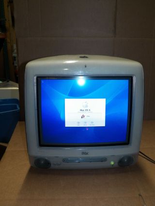 Vintage 1999 Apple Graphite Imac G3 400 Dv Se With Issues -