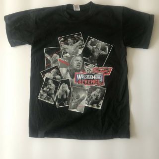 Wwe Raw Wrestlemania Revenge Tour Uk Vintage 2005 T Shirt Small Wwf