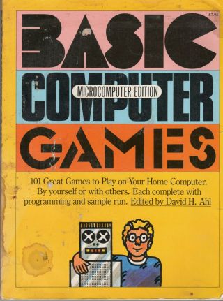 Ithistory (1978) Book: " Basic Computer Games " (david Ahl) (creative)