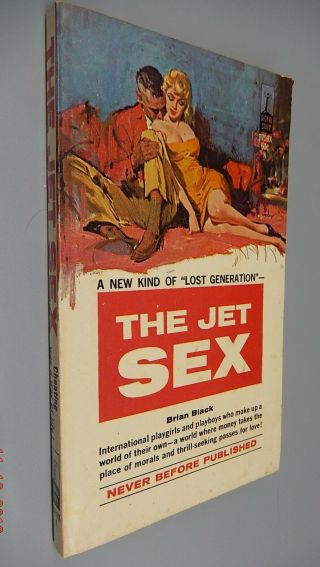 The Jet Set By Brian Black 1964 1st Signal Vintage Sleaze Pulp Pb Good Girl Art