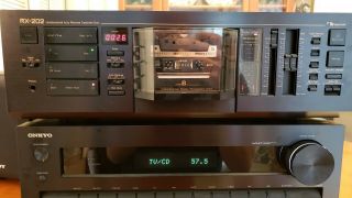 Nakamichi Rx - 202 Unidirectional Auto Reverse Cassette Deck - - See Video
