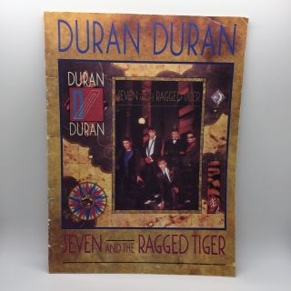 Vtg Song Book Duran Duran Seven And The Ragged Tiger - Sheet Music Guitar Lyrics