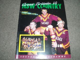 Vintage Rugby League Tour Match Nsw Country V Great Britain @ Parkes June 1992