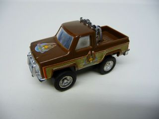 Vintage The Fall Guy Tv Show Truck; 1981 Buddy L Hong Kong; Wind Up Toy Car