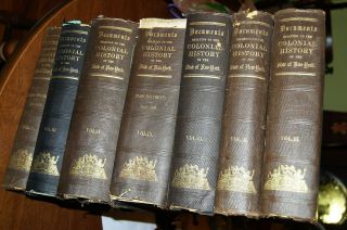1853 7 Vol Documents Colonial History State Of York - Native American,  Maps