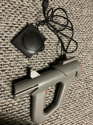 Sega Genesis Menacer Light Gun Rifle Blaster With Sensor Video Game Vtg