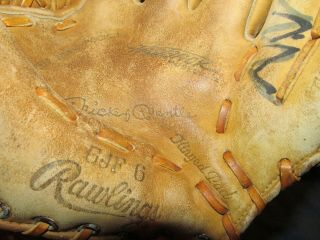 Rawlings - Gjf6 - M - Mickey Mantle,  Vintage 11 " Right Hand Thrower Baseball Glove