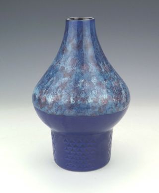 Vintage Strehla Keramik - German Fat Lava Pottery - Volcano Vase - Retro 1960 