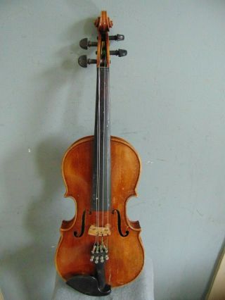 Vintage 3/4 Violin With Bow & Case
