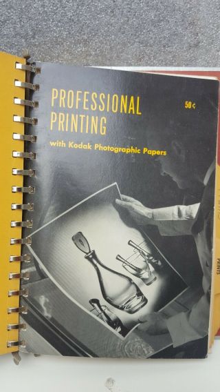 Vintage Kodak Professional Handbook Binder 1952 8
