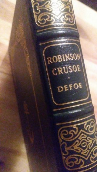 Robinson Crusoe By Daniel Defoe - Easton Press Leather 100 Greatest Books