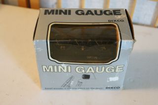 Vintage Dixco Triple Mini Gauge Set,  Number 533 Volts,  Oil Pressure And Water Te