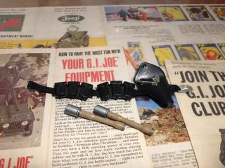 Vintage 1960 ' s GI Joe SOTW German Stormtrooper Ammo Belt 8