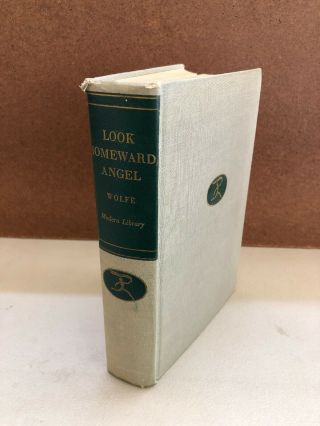 Look Homeward,  Angel By Thomas Wolfe Modern Library (1929)