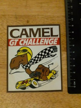 Vintage Camel Gt Challenge Hot Rod Drag Racing Decal Sticker.