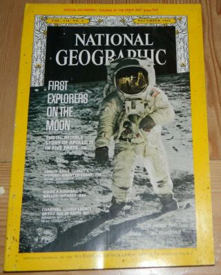 John Glenn & Neil Armstrong Moon Landing Nat Geo & Life Magazines 1962 & 1969 7