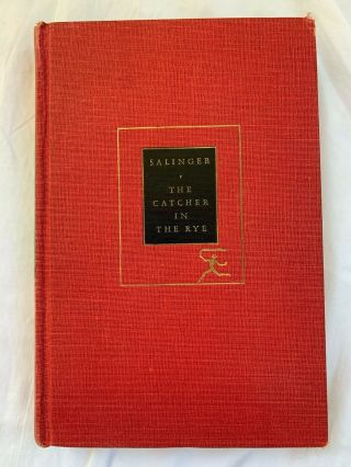 Vintage Book 1951 Catcher In The Rye Jd Salinger Little Brown & Co Boston