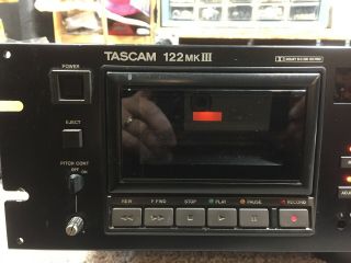 TASCAM 122 MKIII 3 HEAD PROFESSIONAL CASSETTE DECK SOUNDS GREAT 2