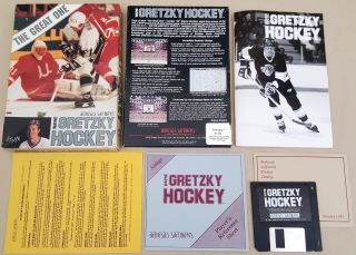 Wayne Gretzky Hockey ©1988 Bethesda Game For Commodore Amiga 500 600 1200 3000