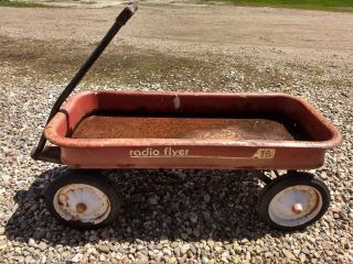 Vintage Radio Flyer Wagon 18 Steel Wheels Parts Repair Kids Toy Outdoor