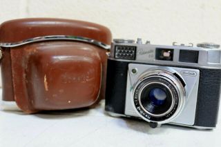 Classic Vintage Kodak Retinette Iib Ii B With Leather Case - 254