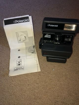 Polaroid One Step Flash 600 Instant Film Camera - Includes Instructions