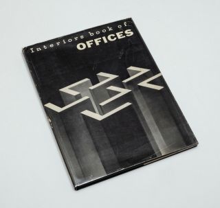 Interiors Book Of Offices 1959 1st Edition With Dust Jacket.  Mid - Century Modern