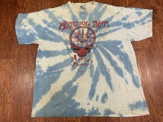 Vintage Grateful Dead T Shirt Live In Concert Tour 1992 Thrashed Size Xl