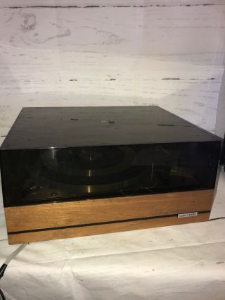 Dual 1219 Turntable with United Audio Plinth And Dust Cover 5