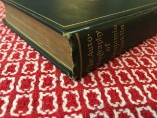 Rare Book 1903 The Autobiography of Benjamin Franklin Lakeside Press HB 6