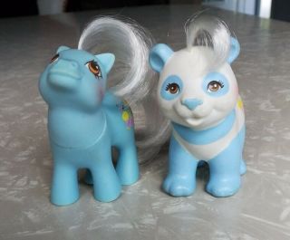 My Little Pony G1 Pretty Pals Friends Stripes And Nectar Vintage Mlp Panda Bear