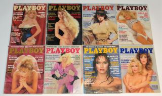 45 Various Vintage Adult Playboy Magazines From 1981 - 1989 All 45 Centerfolds 4