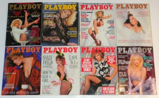 45 Various Vintage Adult Playboy Magazines From 1981 - 1989 All 45 Centerfolds 5