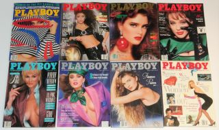 45 Various Vintage Adult Playboy Magazines From 1981 - 1989 All 45 Centerfolds 6
