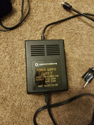 Commodore 64 C64 C64c Power Supply 7 Pin Din / 902504 - 03