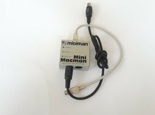 Midiman Mini Macman Macintosh Midi Interface - Vintage