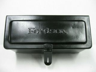 Ford Fordson Tractor Vintage tractor tool box with lid 2