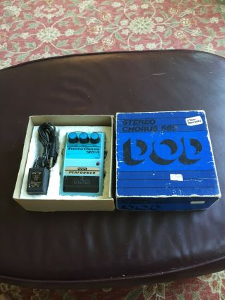 Vintage (1980s) Dod Stereo Chorus 565 - A Complete With Packaging And Power Supply
